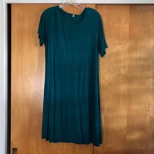 Teal XL dress